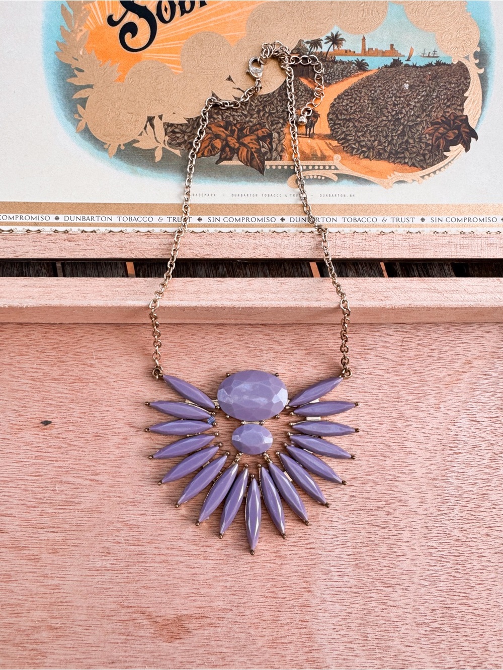 Vintage Purple Necklace